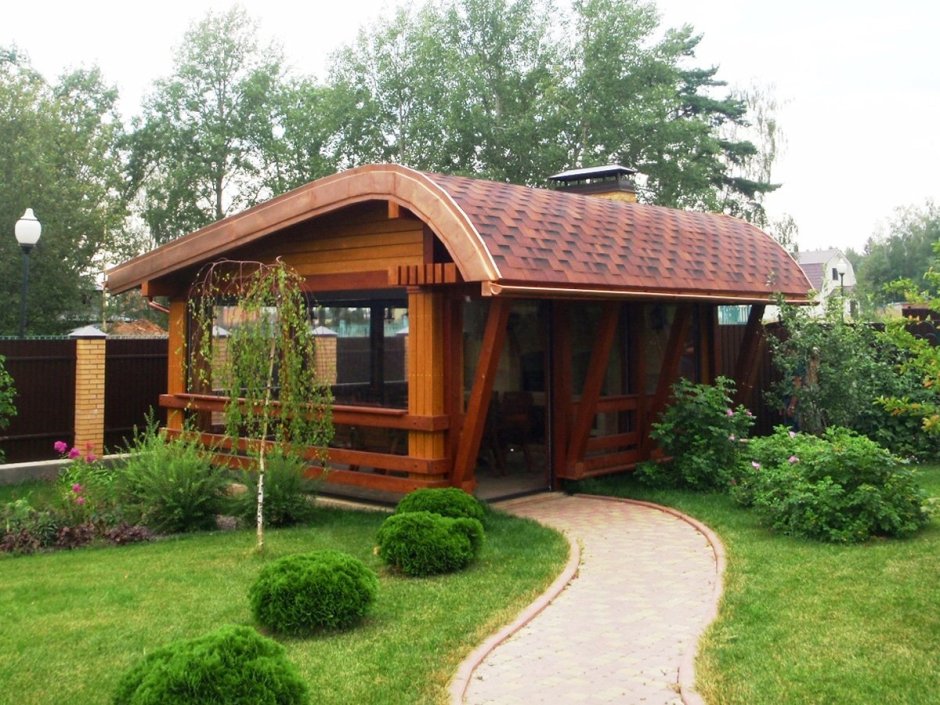 Беседка гараж баня