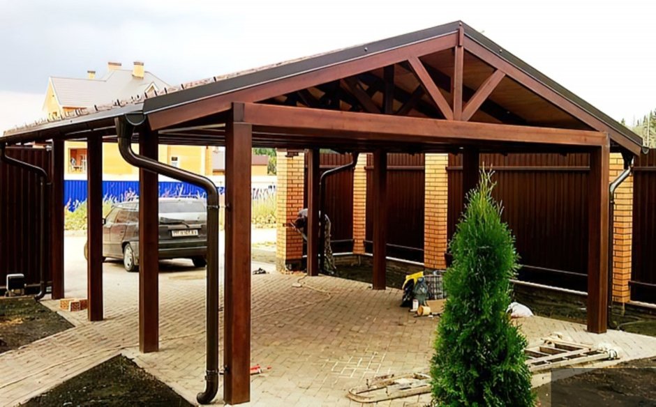 Навес для машины