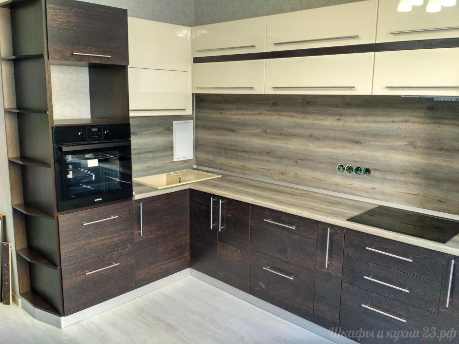 Кухня пластик под дерево