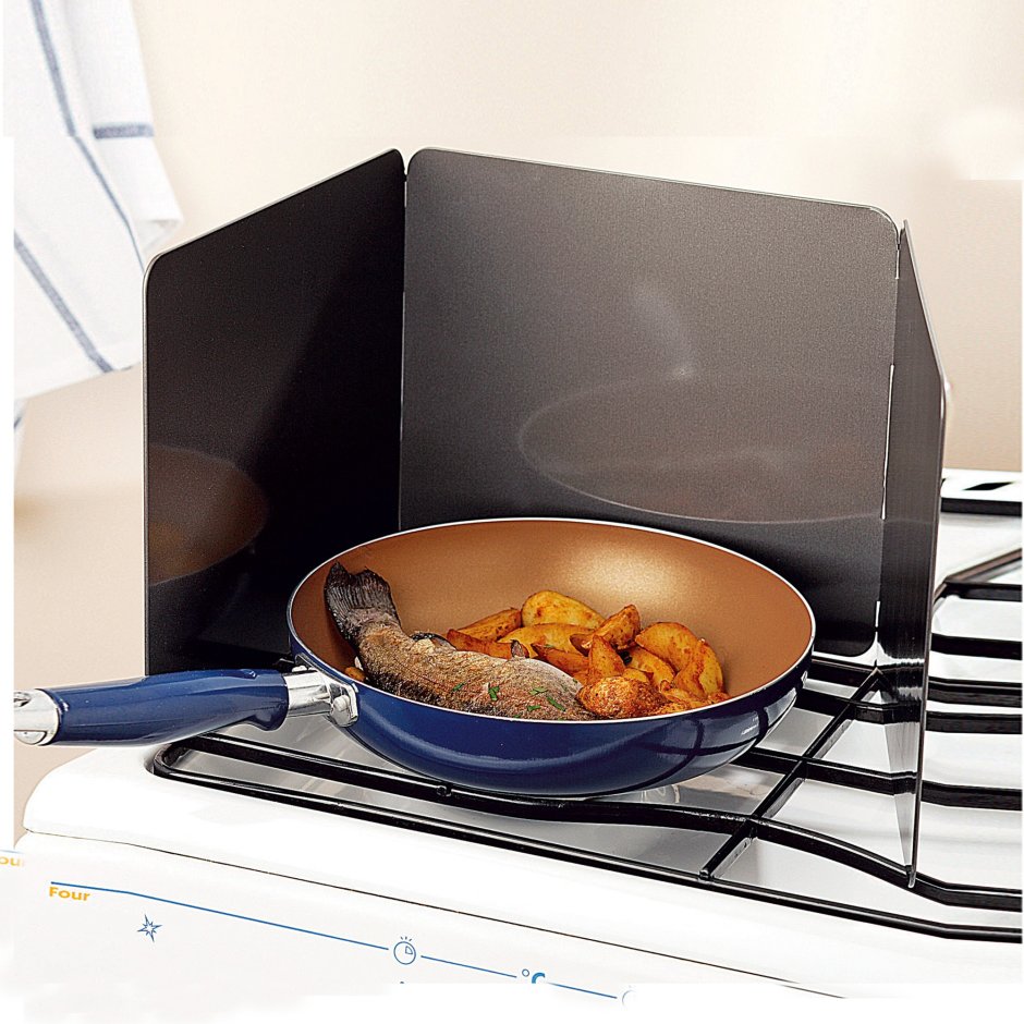 Защитный экран для плиты от нагрева