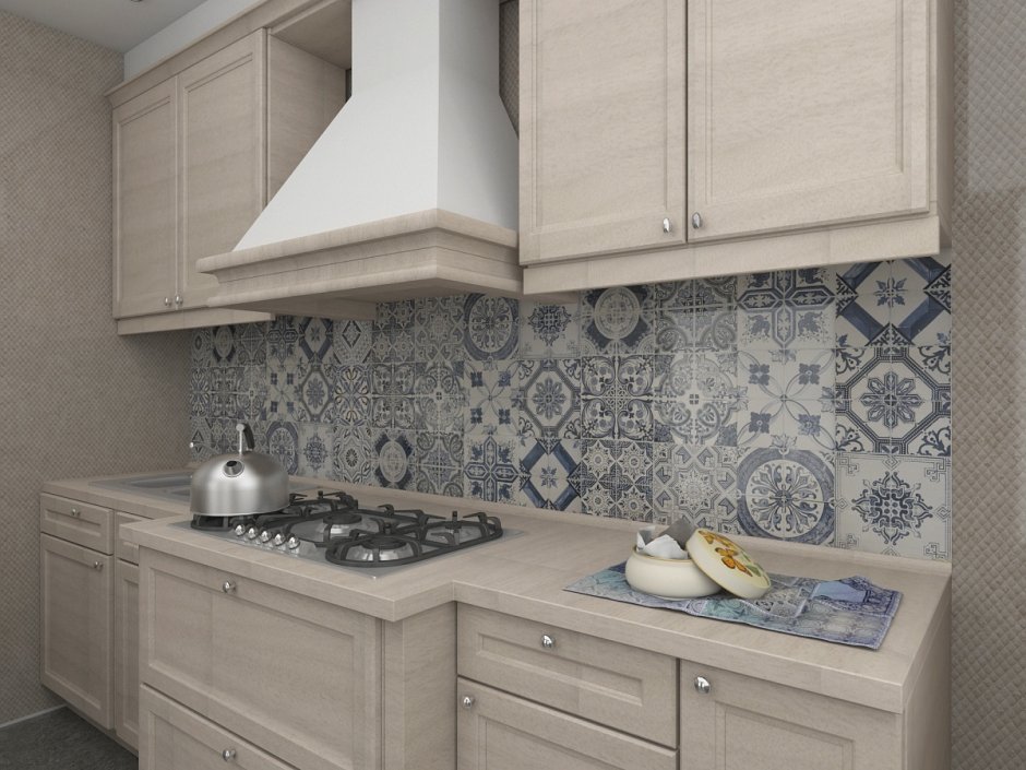 Фартук для кухни Цветущий сад