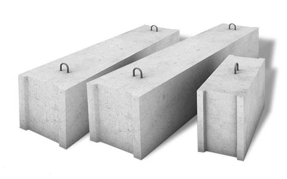 Бетонный блок двухпустотный