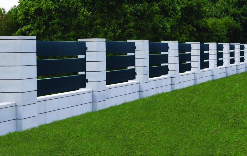 Блок колотый камень 2х пустотный цветной