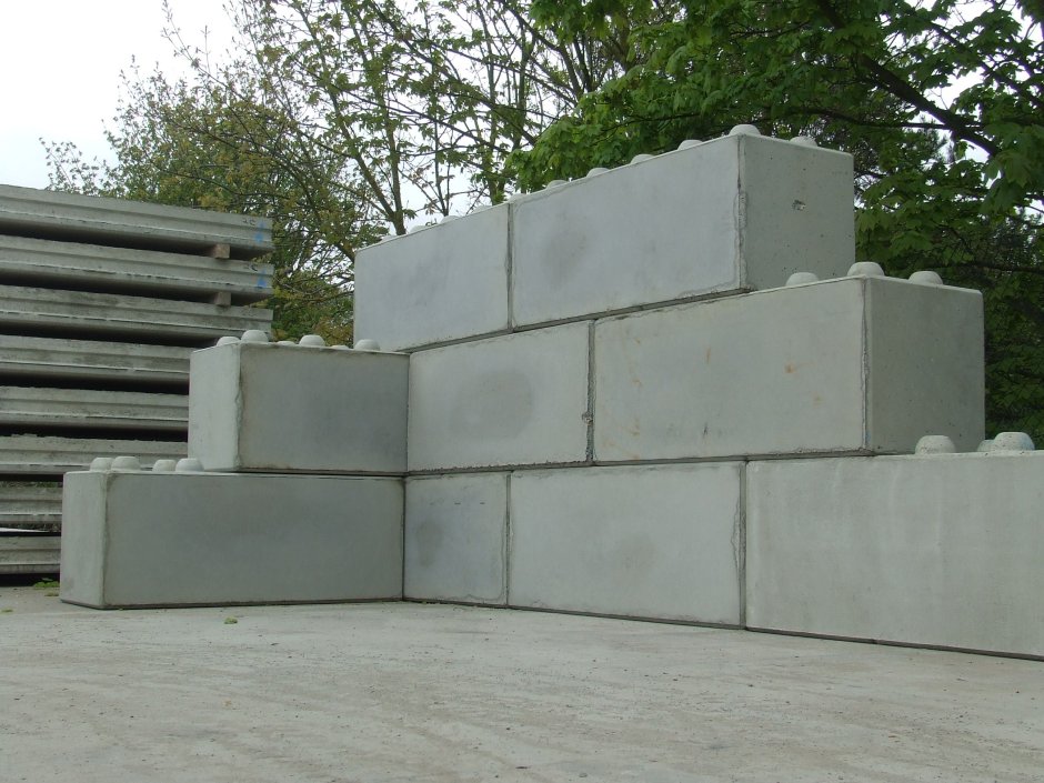 Лего-блоки everblock из пенобетона