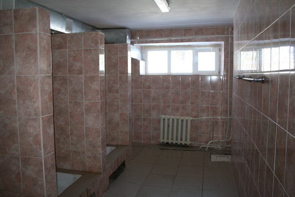 Душевые в студенческих общежитиях