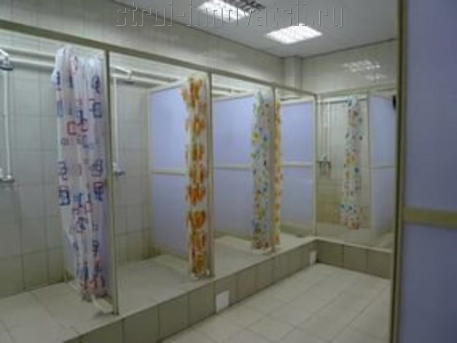 Душевая в общежитии