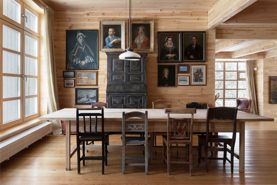 Интерьер русской дачи