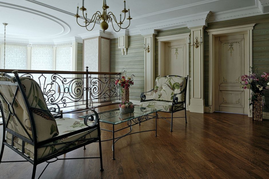 Интерьер в стиле русской усадьбы