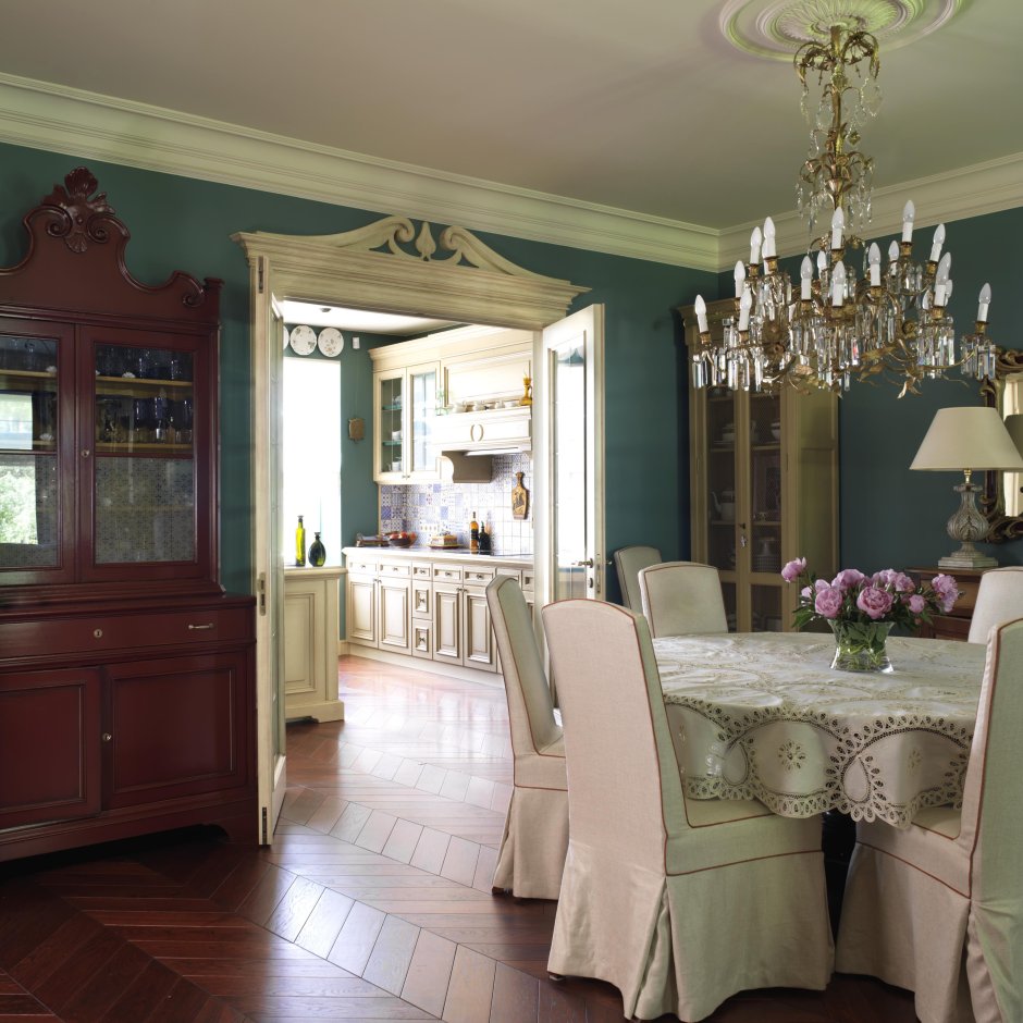 Дача в стиле русской усадьбы 19 века