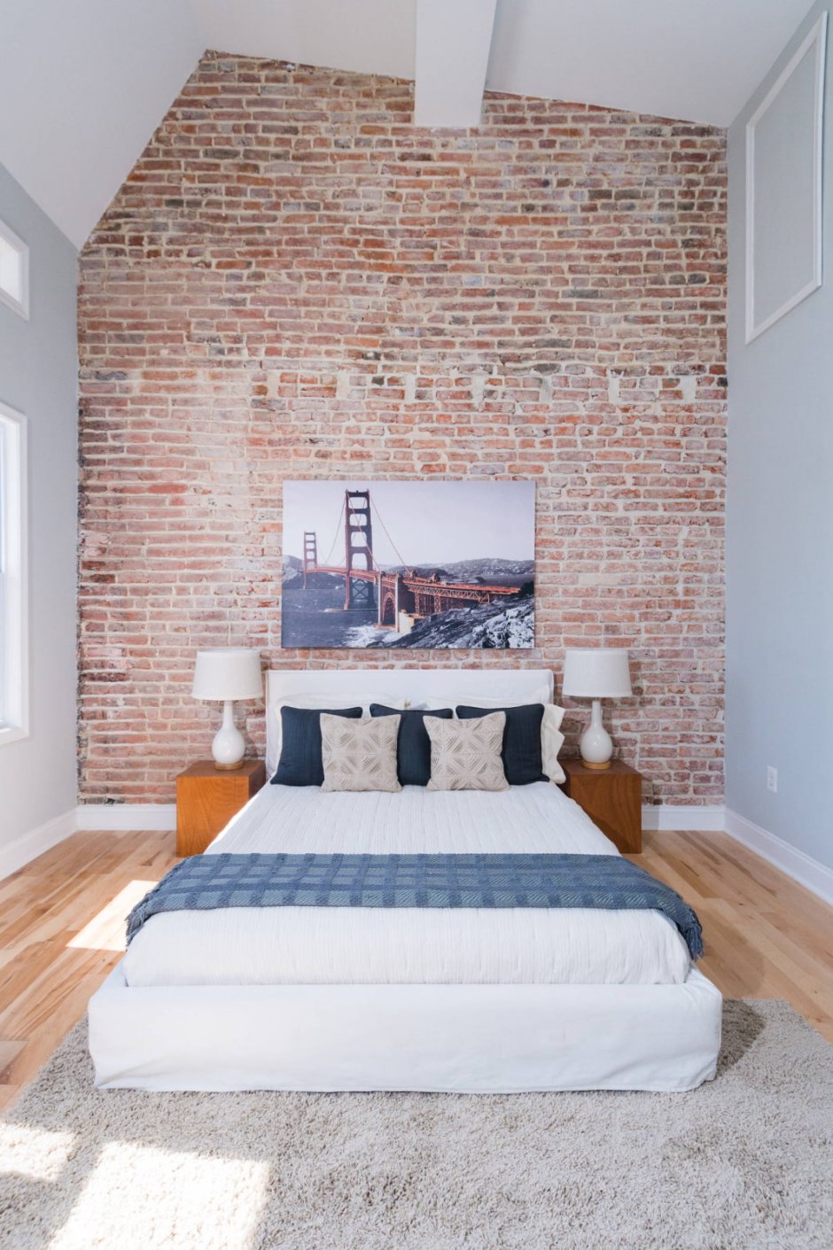 Спальня 15 кв в стиле лофт