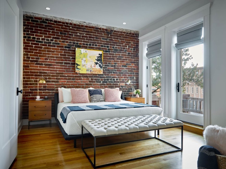 Спальня лофт