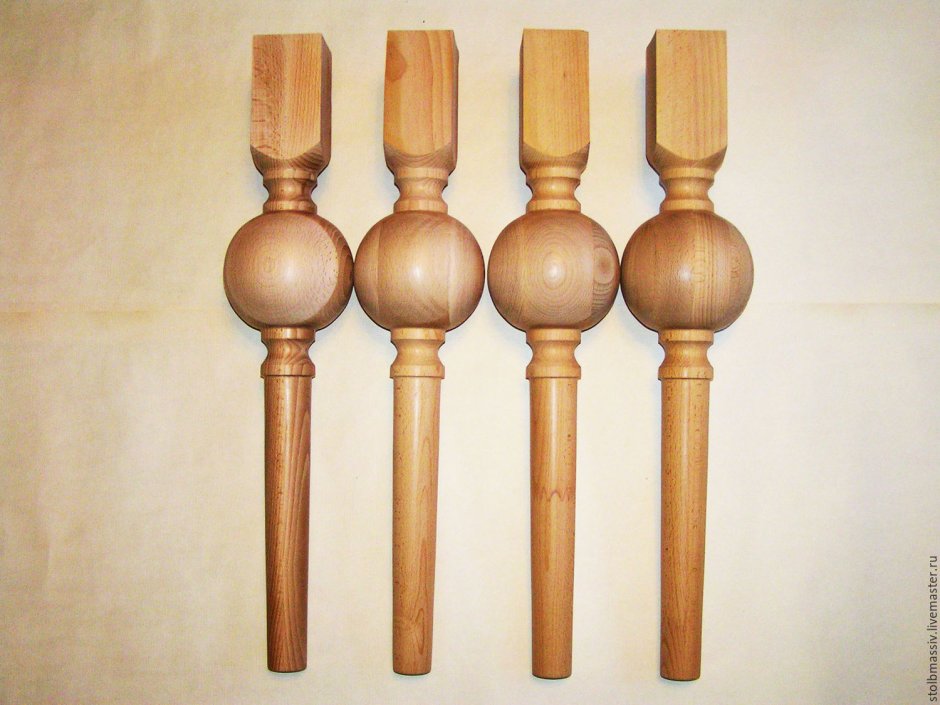 Чертёж подсвечника из дерева на токарном станке