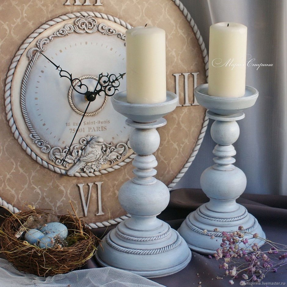 Подсвечники в интерьере