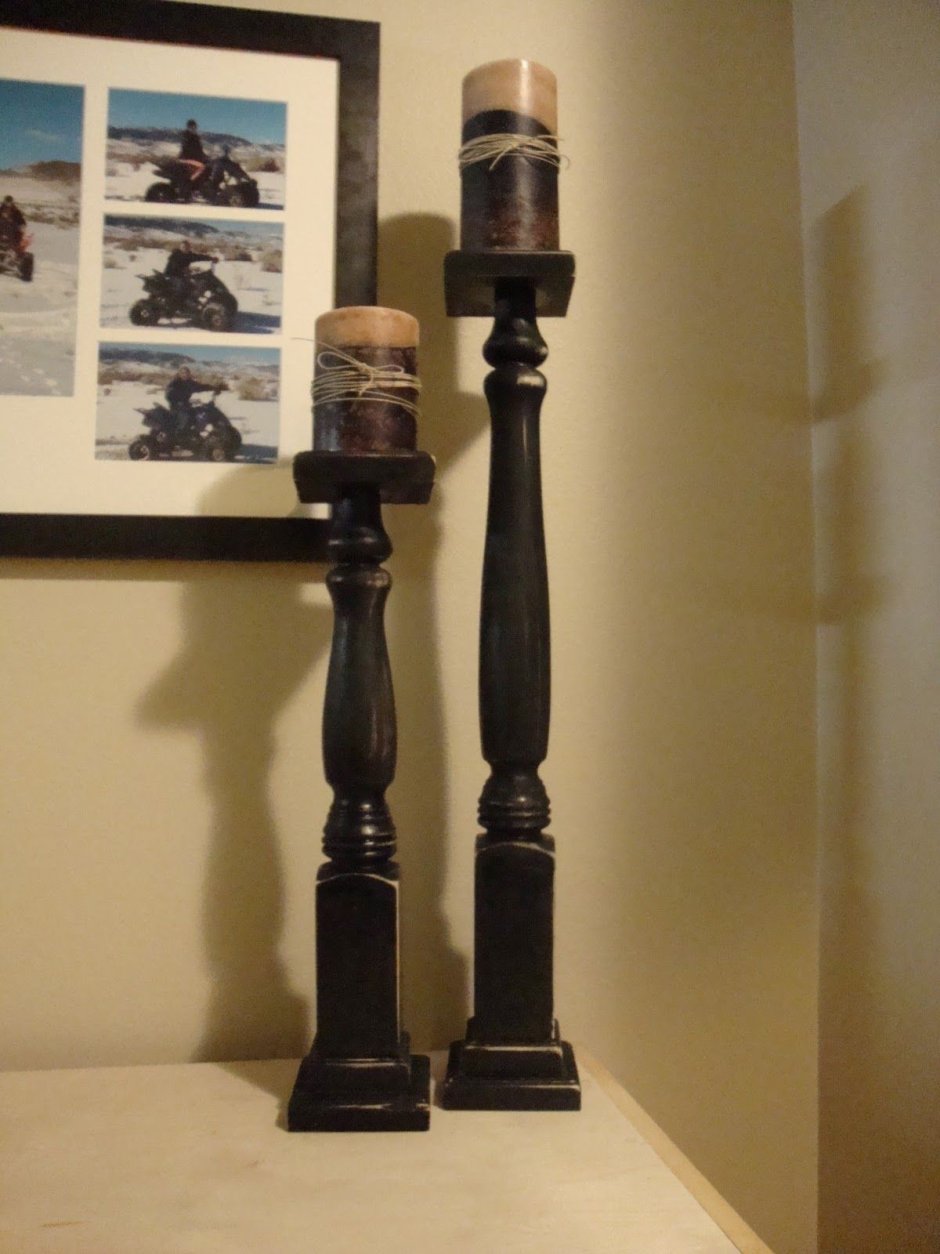 Подсвечник из балясины своими руками