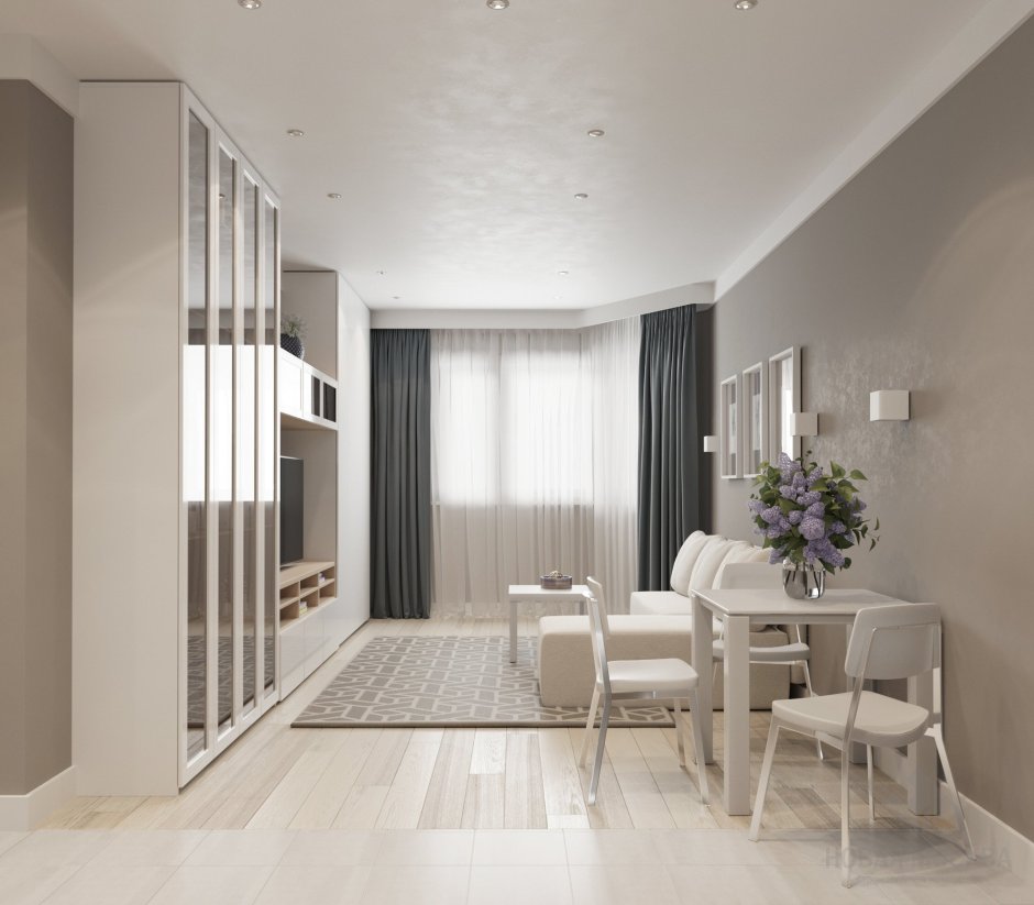 Дизайн интерьера новостройки