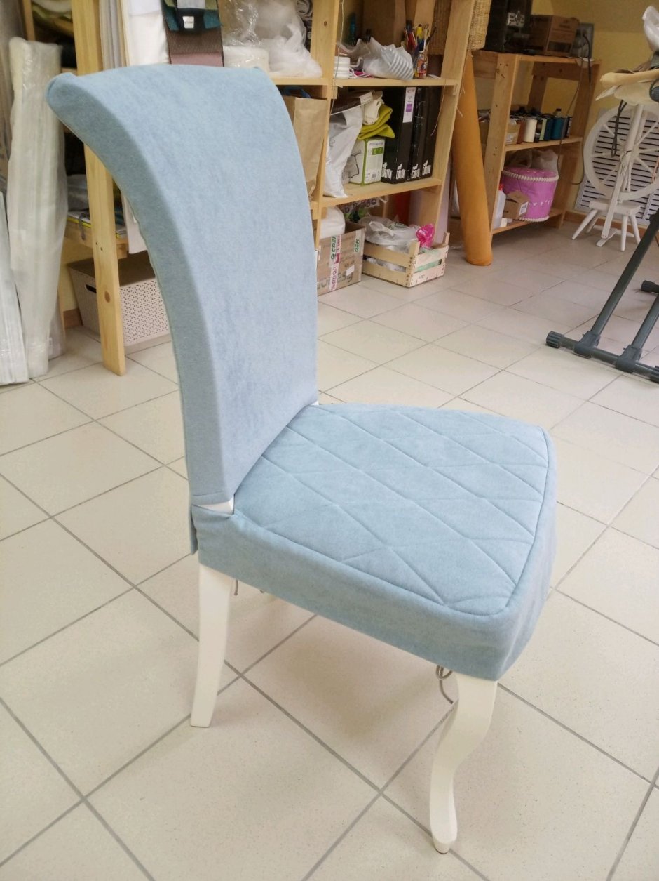Чехлы на кухонные стулья со спинкой