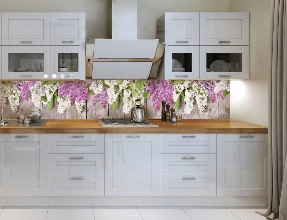 Фартук ПВХ Альпийская Лаванда (470) (0,6м*3м*1мм)