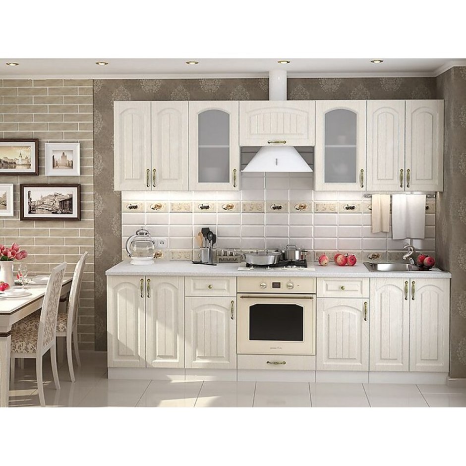 Кухня Верона ясень золото Сурская