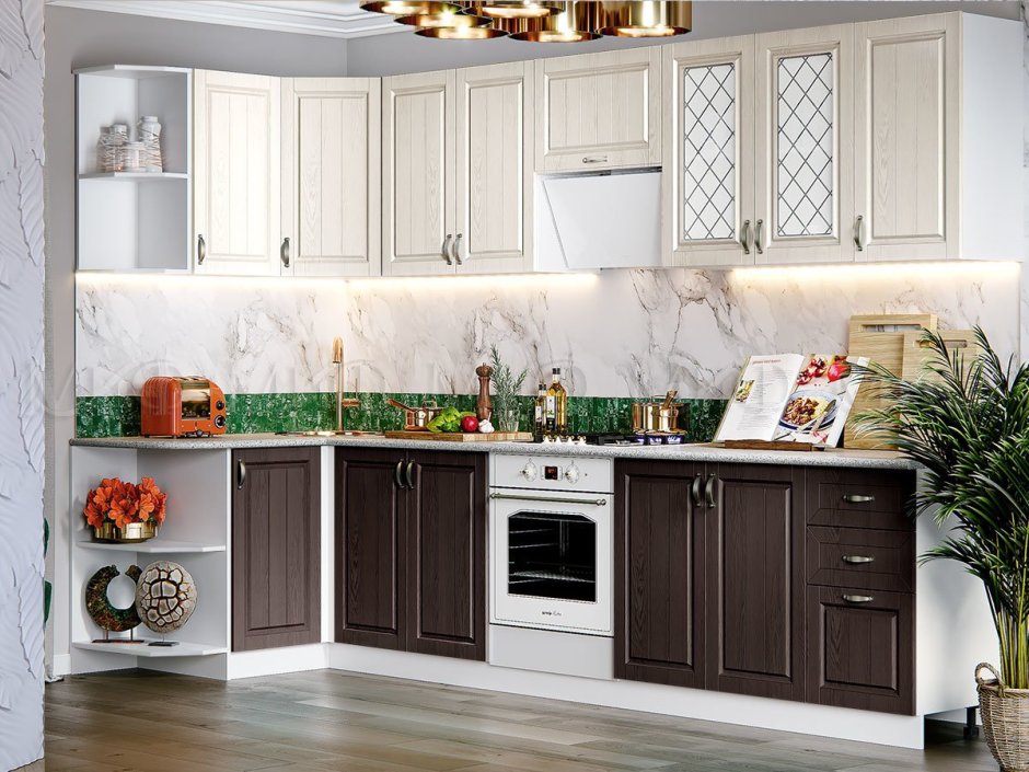 Стендмебель кухня Глория фиолетовый металлик