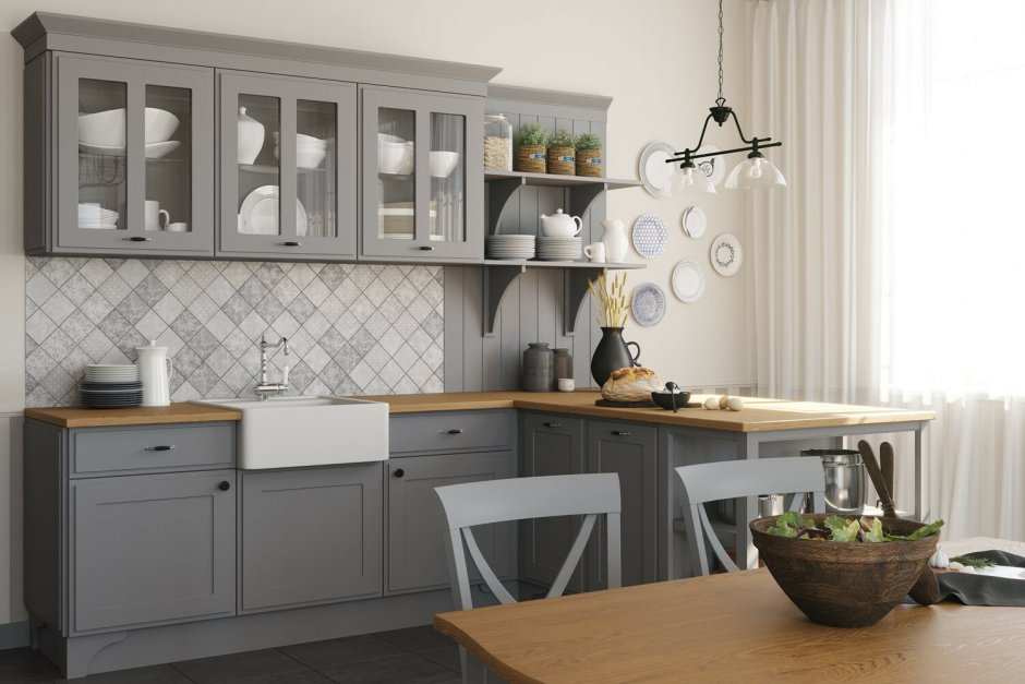 Кухня Мишель касторама белая