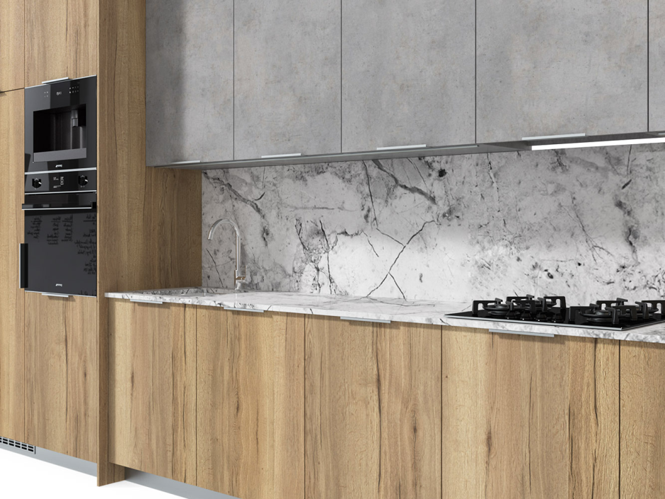 Уника фасад Белла кухня белая