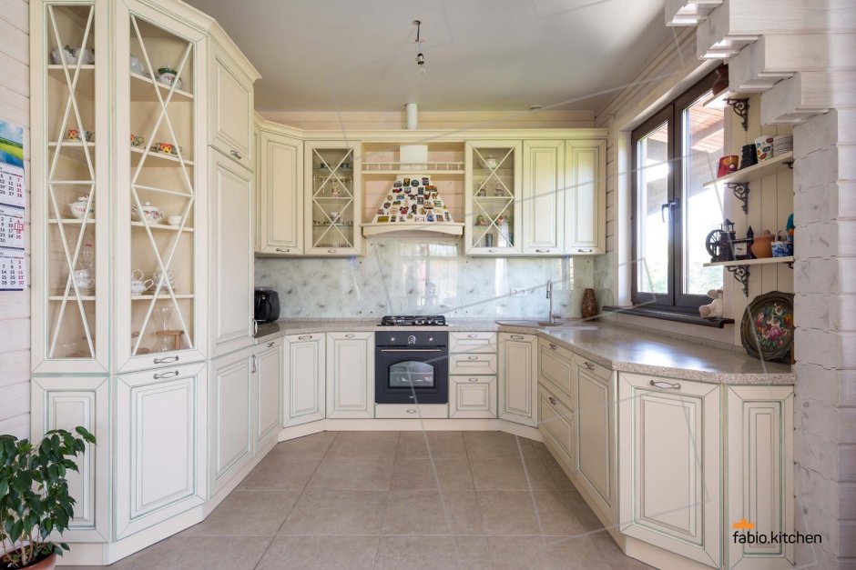 Кухни Фабио Хромикс белый