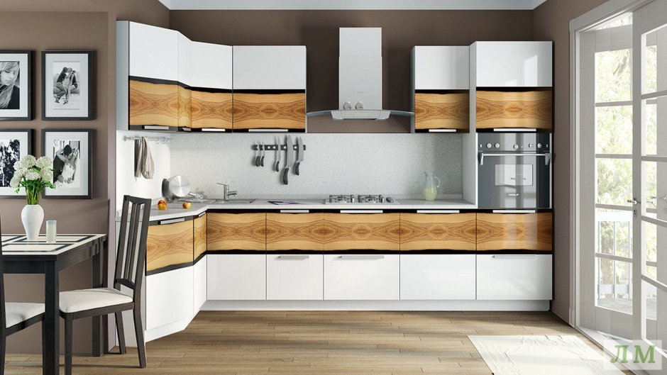 Кухня Эггер бетон Чикаго темный