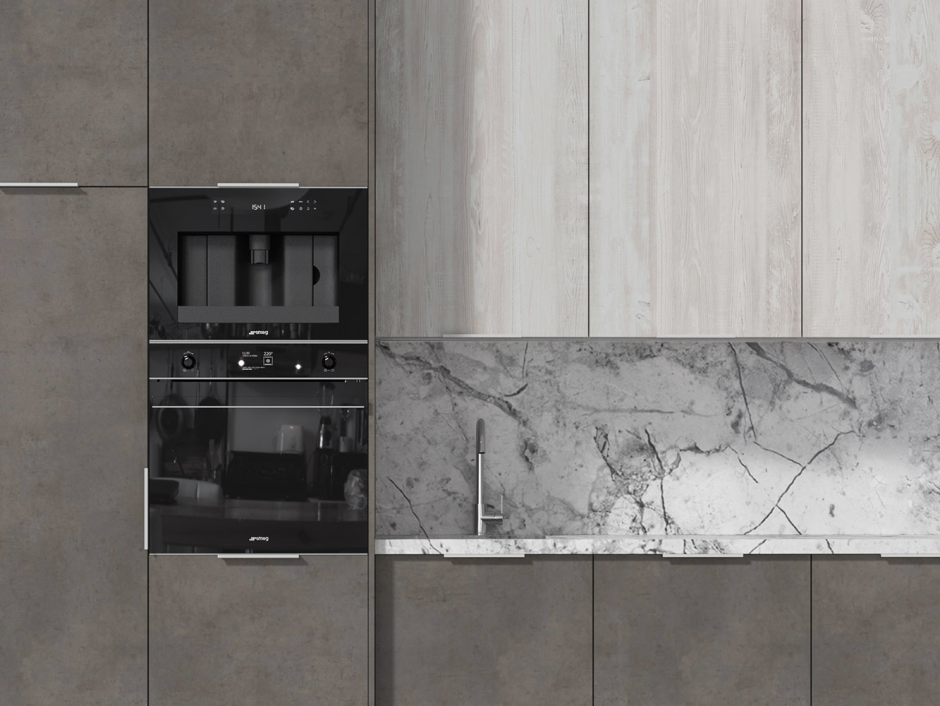 Кухни Фабио Хромикс белый