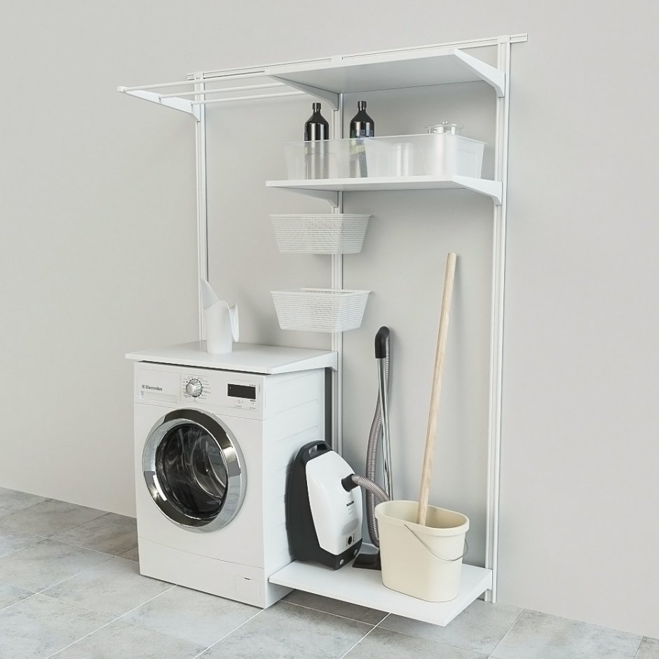 Стеллаж над стиральной машиной икеа