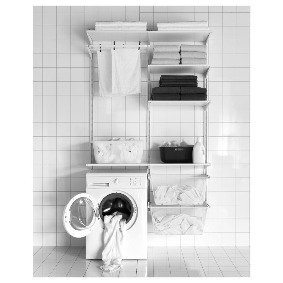 Стеллаж над стиральной машиной