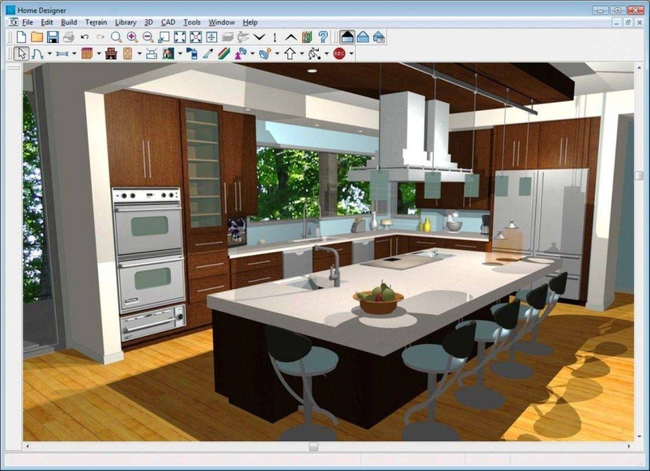 Кухня + модель Sketchup Pro 2019