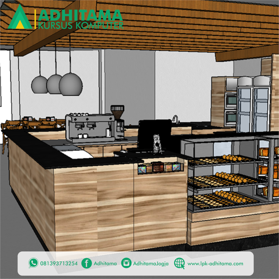 Рендер кухни в скетчап