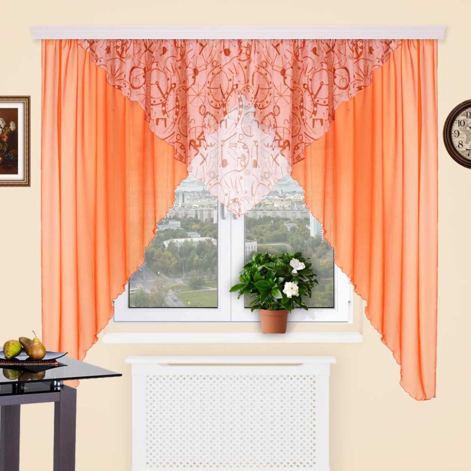 Шторы синель карамель