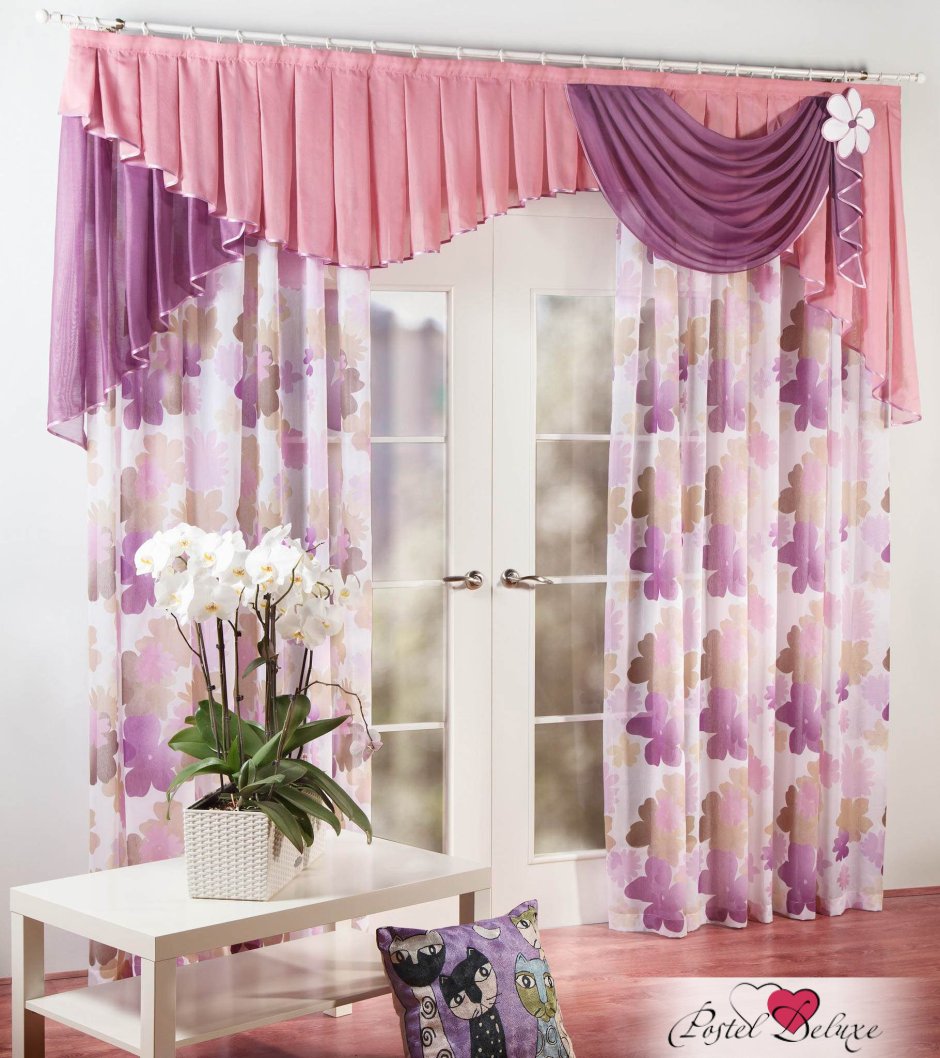 Тюль с ламбрекеном