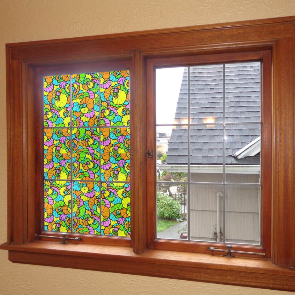 Пленка самоклеящаяся 9233, 0.45х2 м, витраж, мультиколор