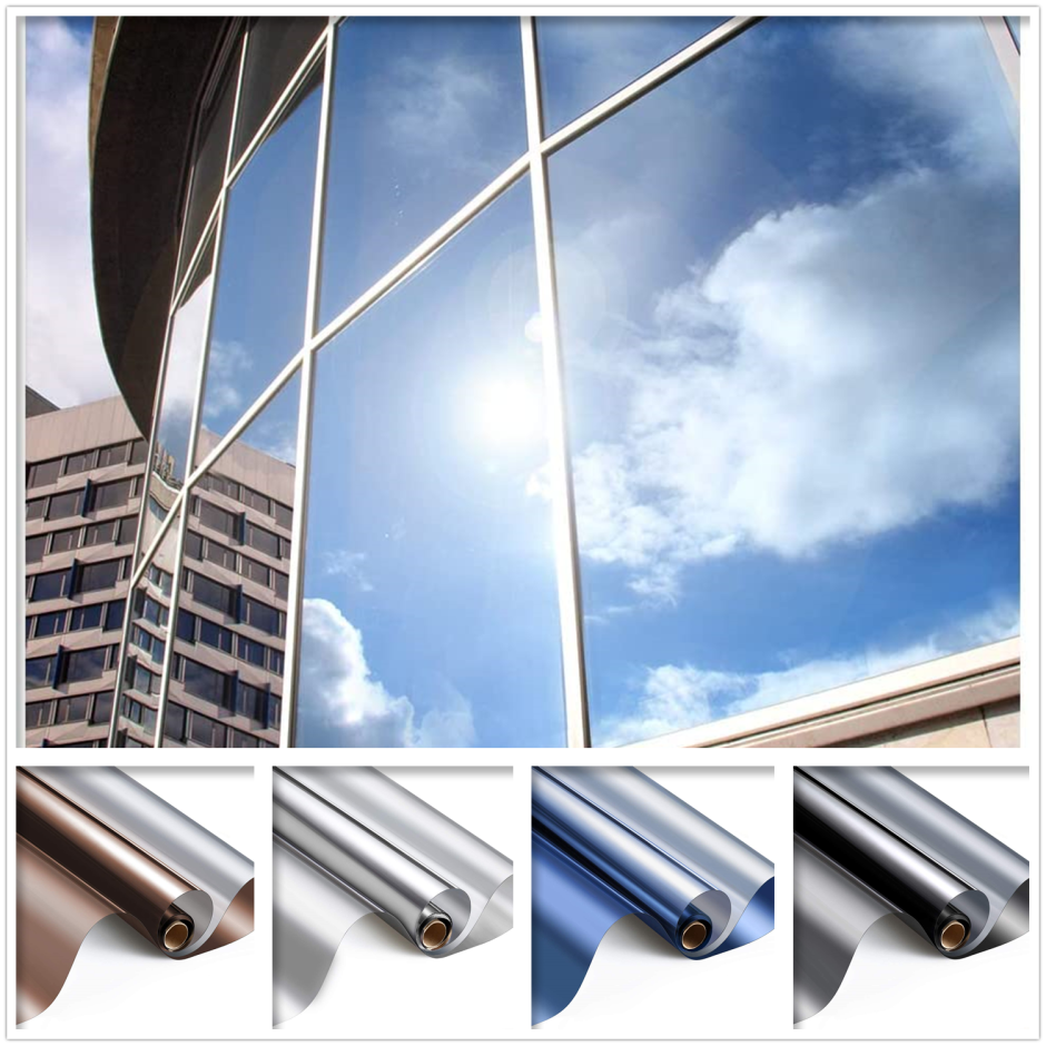 Зеркальная пленка на окна