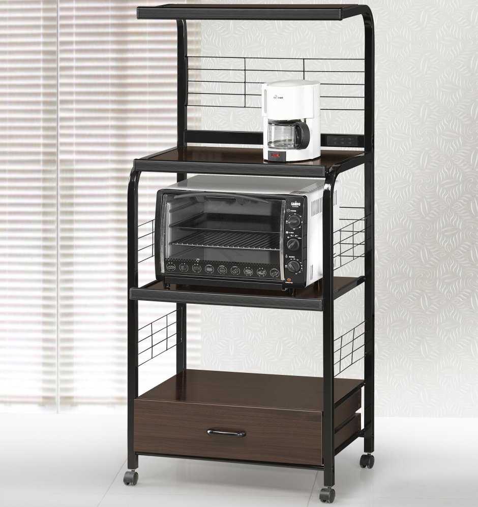 Стеллаж для кофемашины и микроволновки