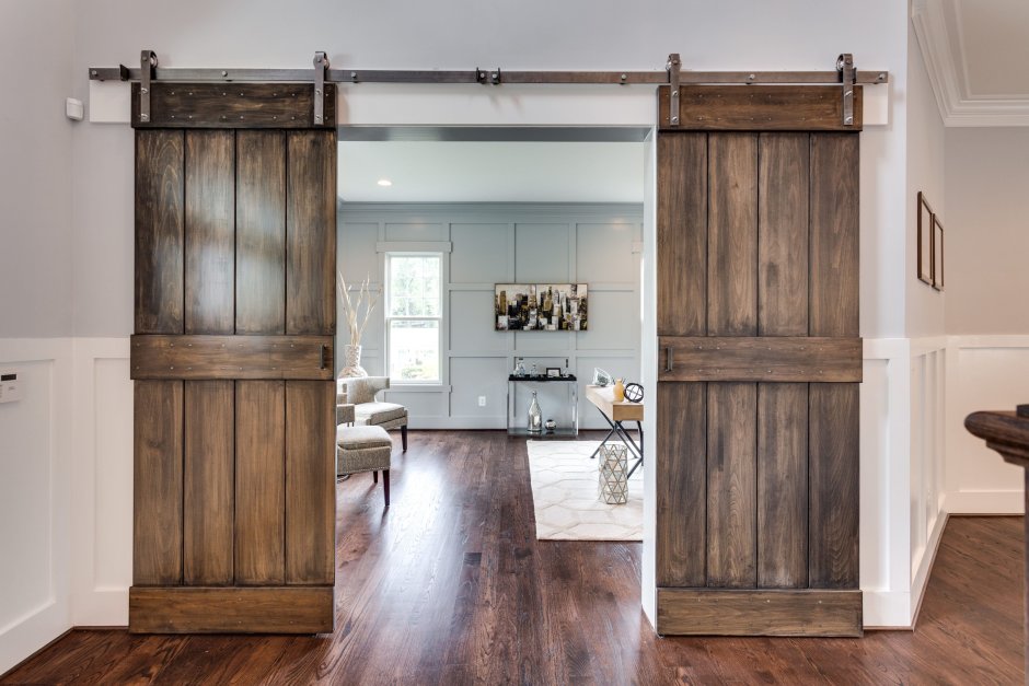 Амбарная дверь Loft модель 12