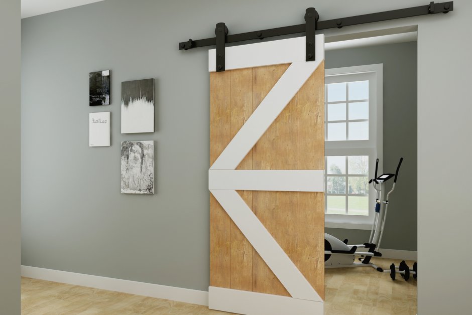 Амбарная дверь Леруа