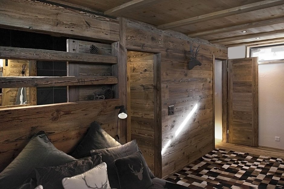 Горбыль в интерьере