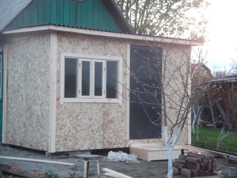 Веранда из ОСБ плит