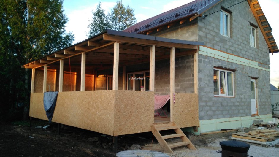 Пристройка из СИП панелей