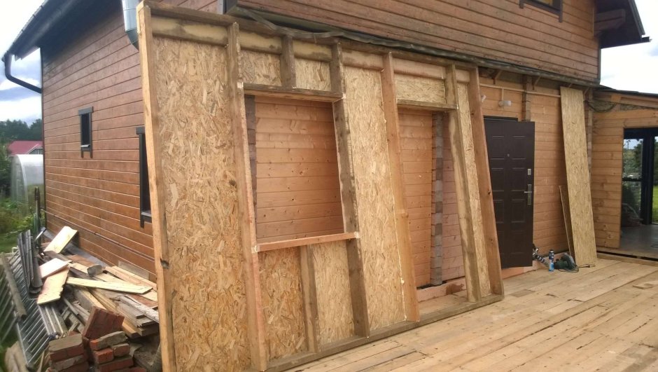 Веранды с пристройкой пола