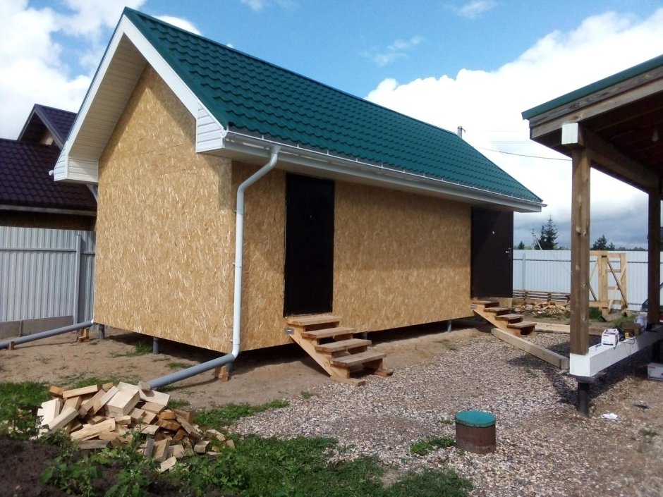 Обшивка пристроя