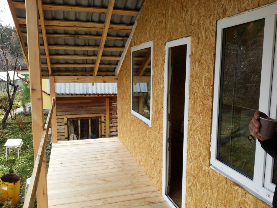 Веранда из осб