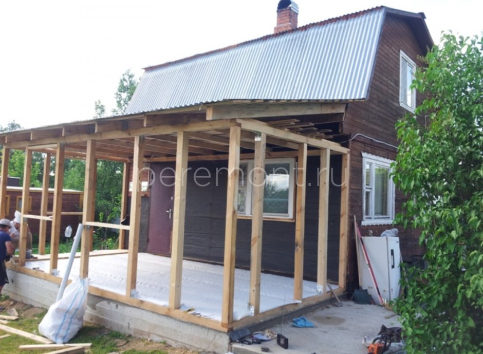 Каркасная баня из СИП панелей