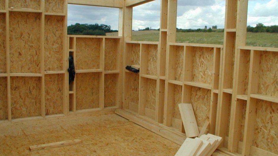 Закрытая веранда пристройка ОСП