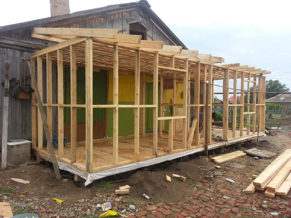 Пристройка из СИП панелей