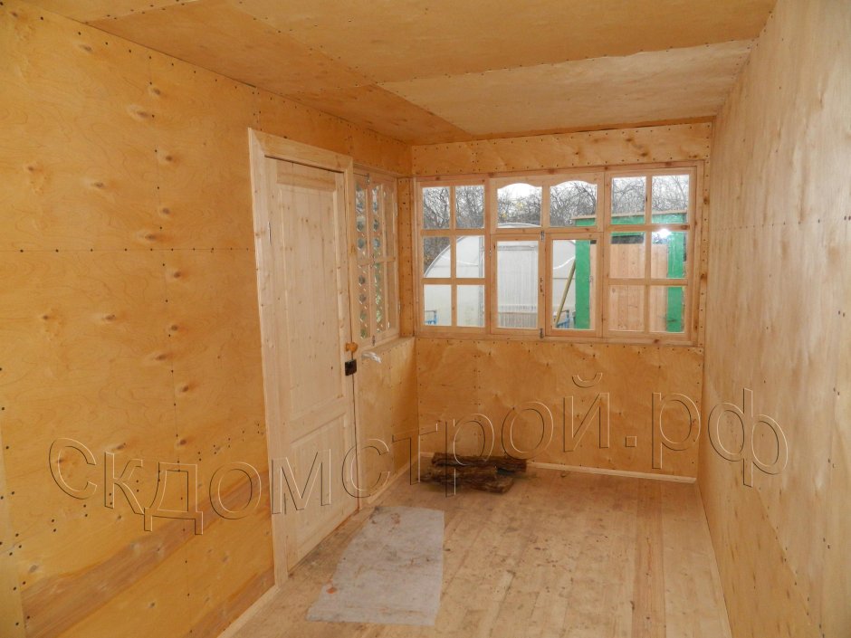 Каркасная пристройка к дому