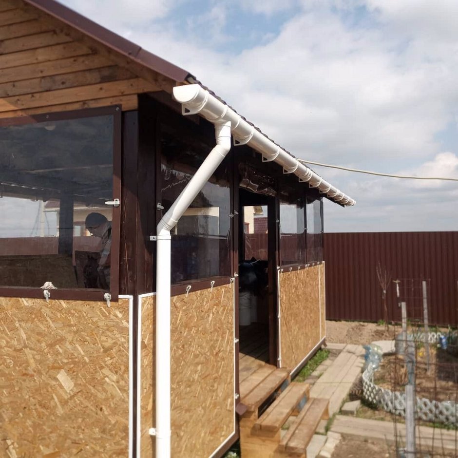 Пристрой к дому каркасный утепленный